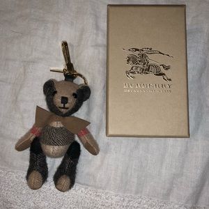 Burberry teddy bear keychain
